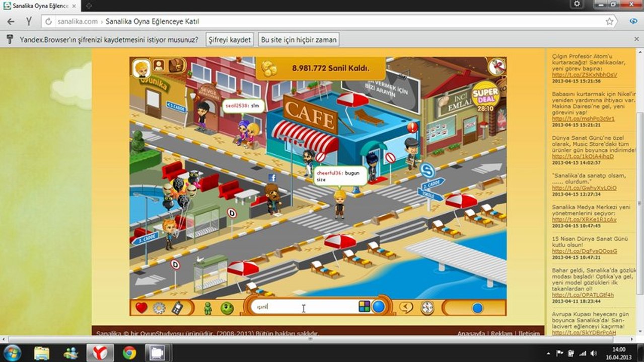 Sanalika Işınlanma Hilesi 2013