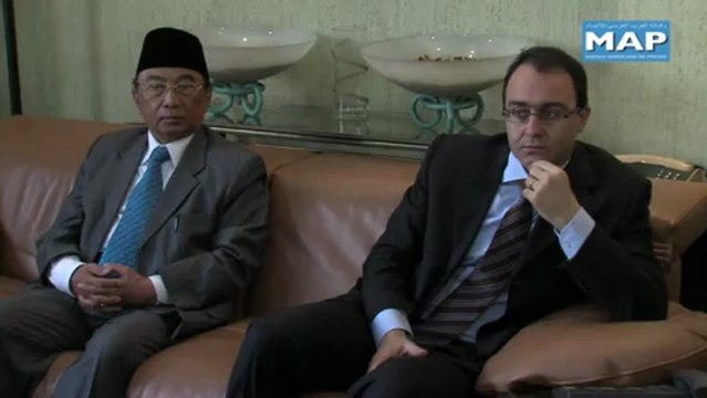 السيد غلاب يستقبل وفدا برلمانيا أندونيسيا