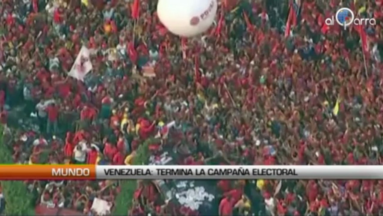 Venezuela: Cierre la de campaña electoral