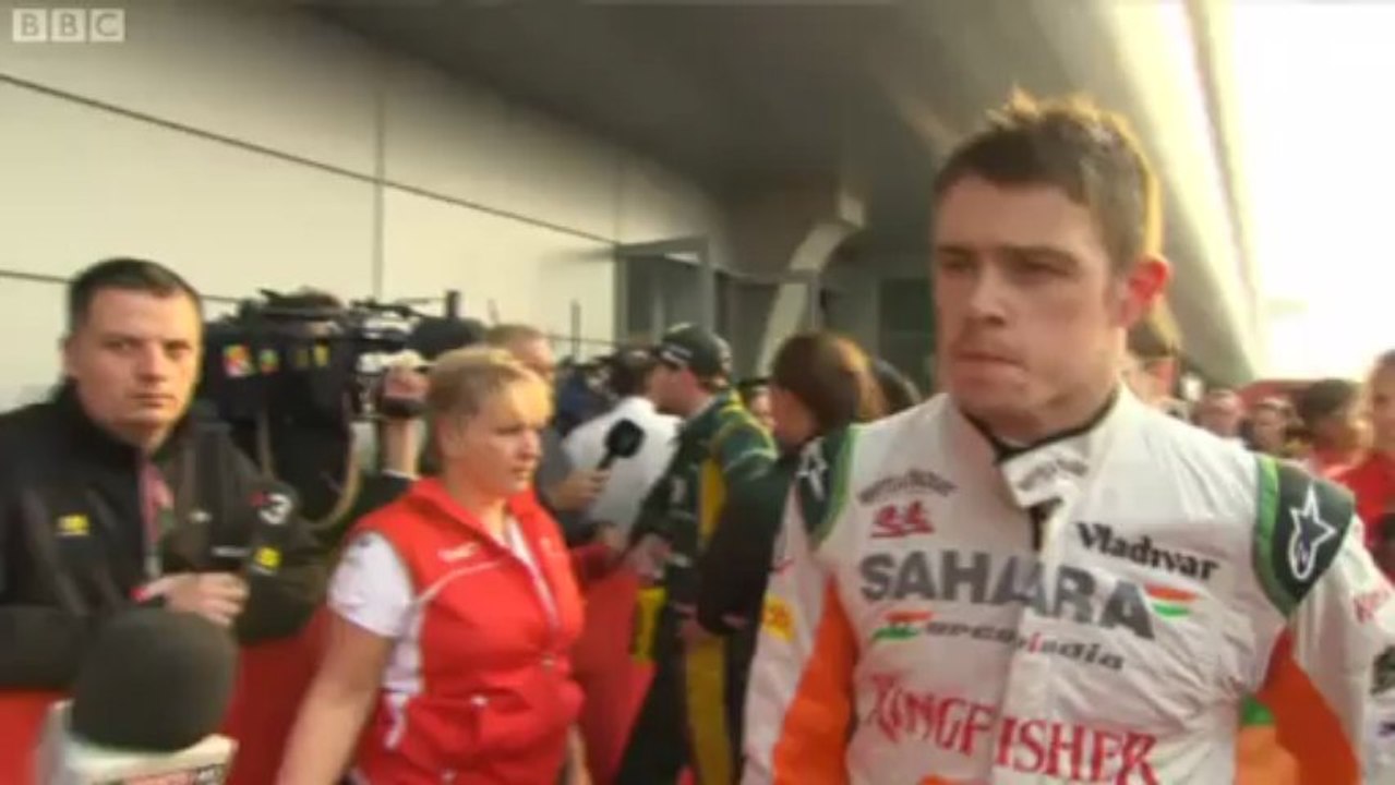 paul talk about chinese gp race