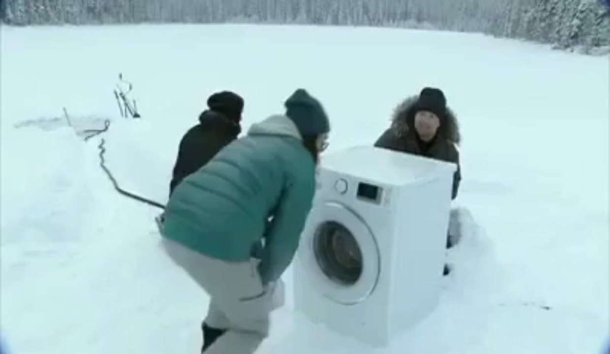 pub Samsung pour une machine à laver