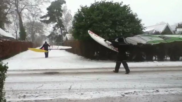 GoPro Defi Wind Movie - Winter Windsurf