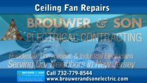 Ceiling Fan Repairs in Toms River, NJ | Electrician New Jersey - Call 732-779-8544