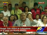 Trabajadores socialistas respaldan al presidente Nicolás Maduro