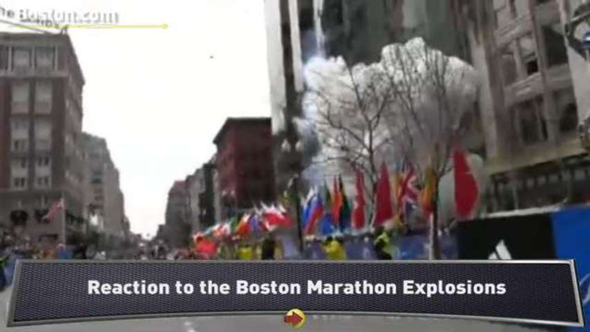 ⁣Boston Marathon Bombing Video & Reaction