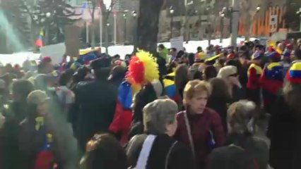 Manifestación Pacifica en Calgary, Alberta, Canada - 16 Abril 2013