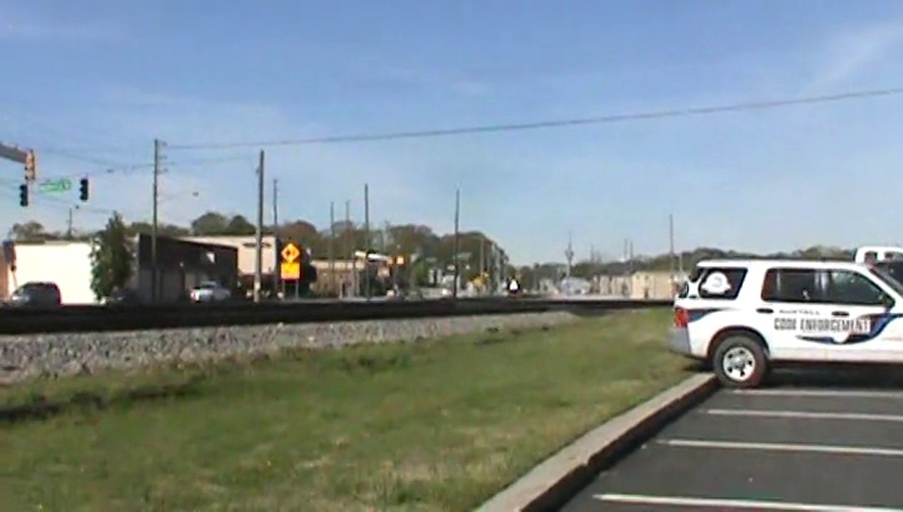Union Pacific stack train east through Austell Ga.
