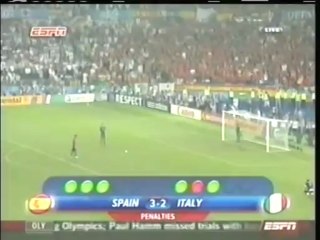 2008 (June 22) Spain 0-Italy 0 (European Championship)