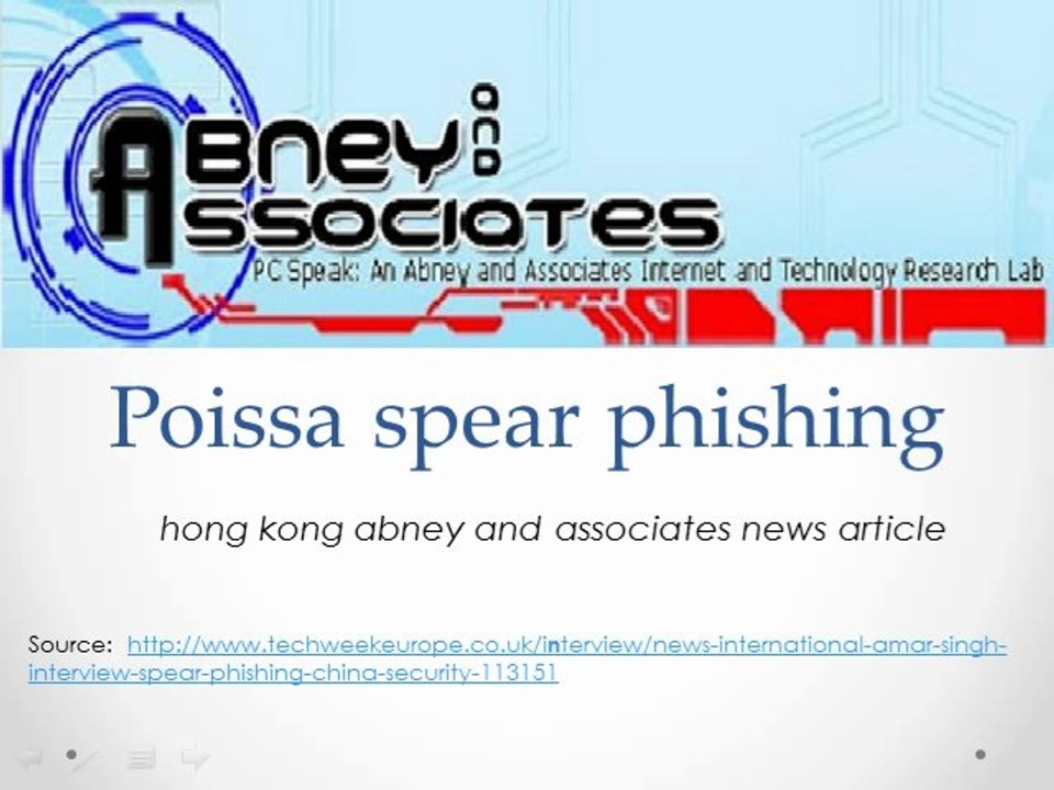 hong kong abney and associates news article | Poissa spear phishing