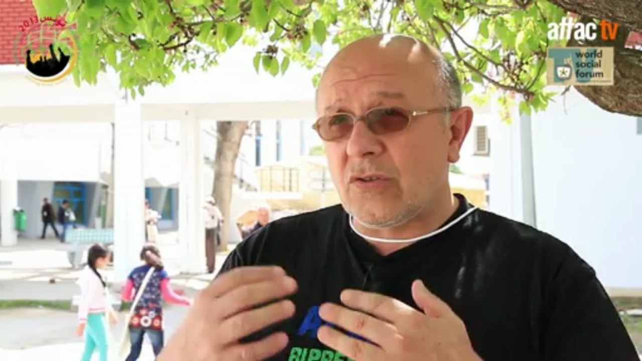FSM Túnez 2013 - la lucha contra la privatización del agua / Renato di Nicola