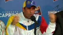 Capriles calls for calm