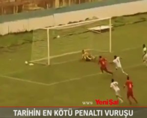 Tarihin en kötü penaltısı