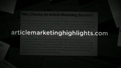 Understanding article marketing is easy