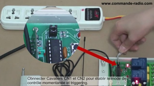 Kit Émetteur Récepteur Sans Fil 220V pour éclairage halogène et ventilateur de chauffage longue portée ventilateur de chauffage