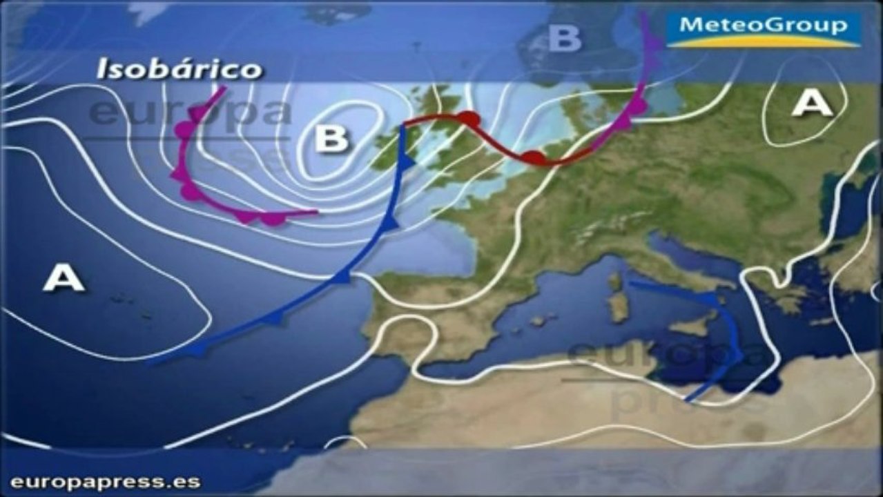 Previsión del tiempo para este miércoles 17 de abril