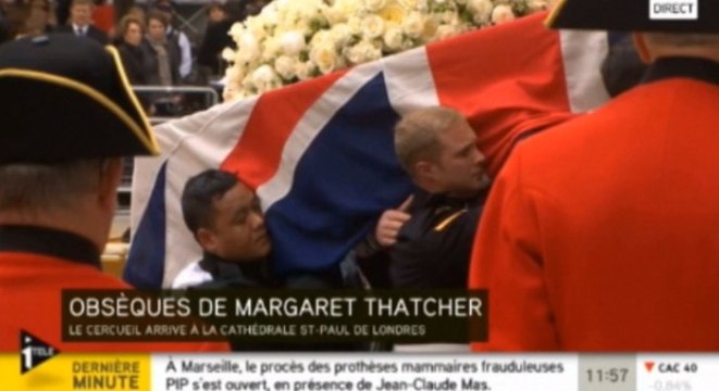 Les funérailles de Thatcher à Londres