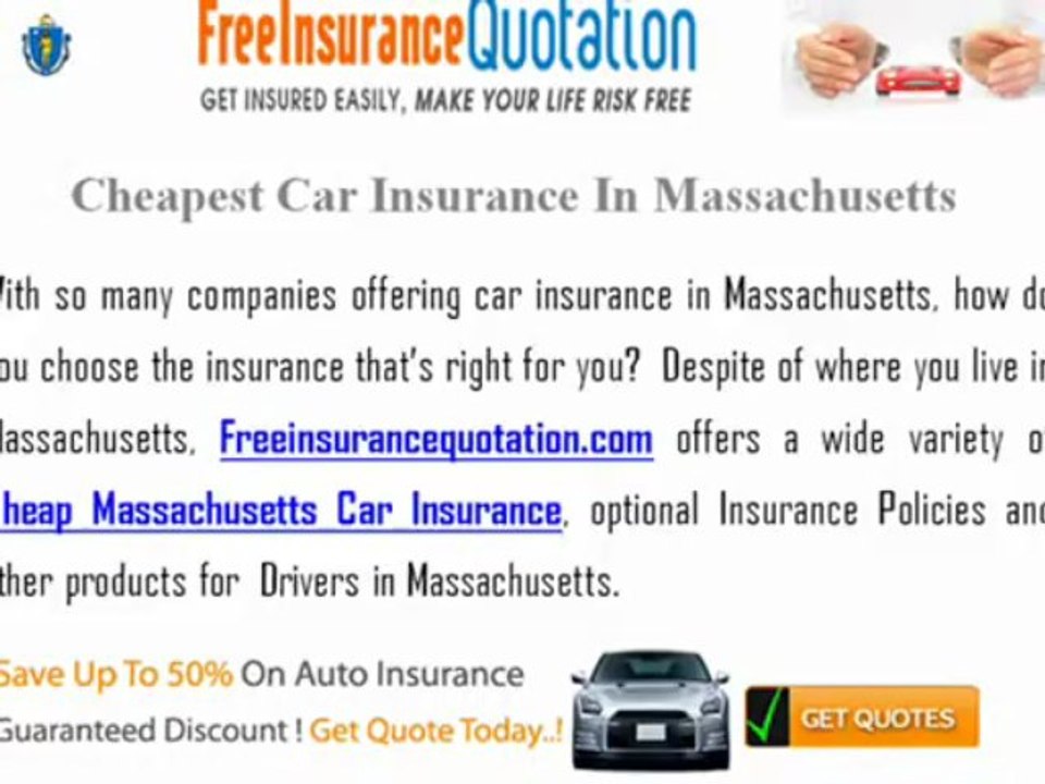 Cheapest Car Insurance In Massachusetts