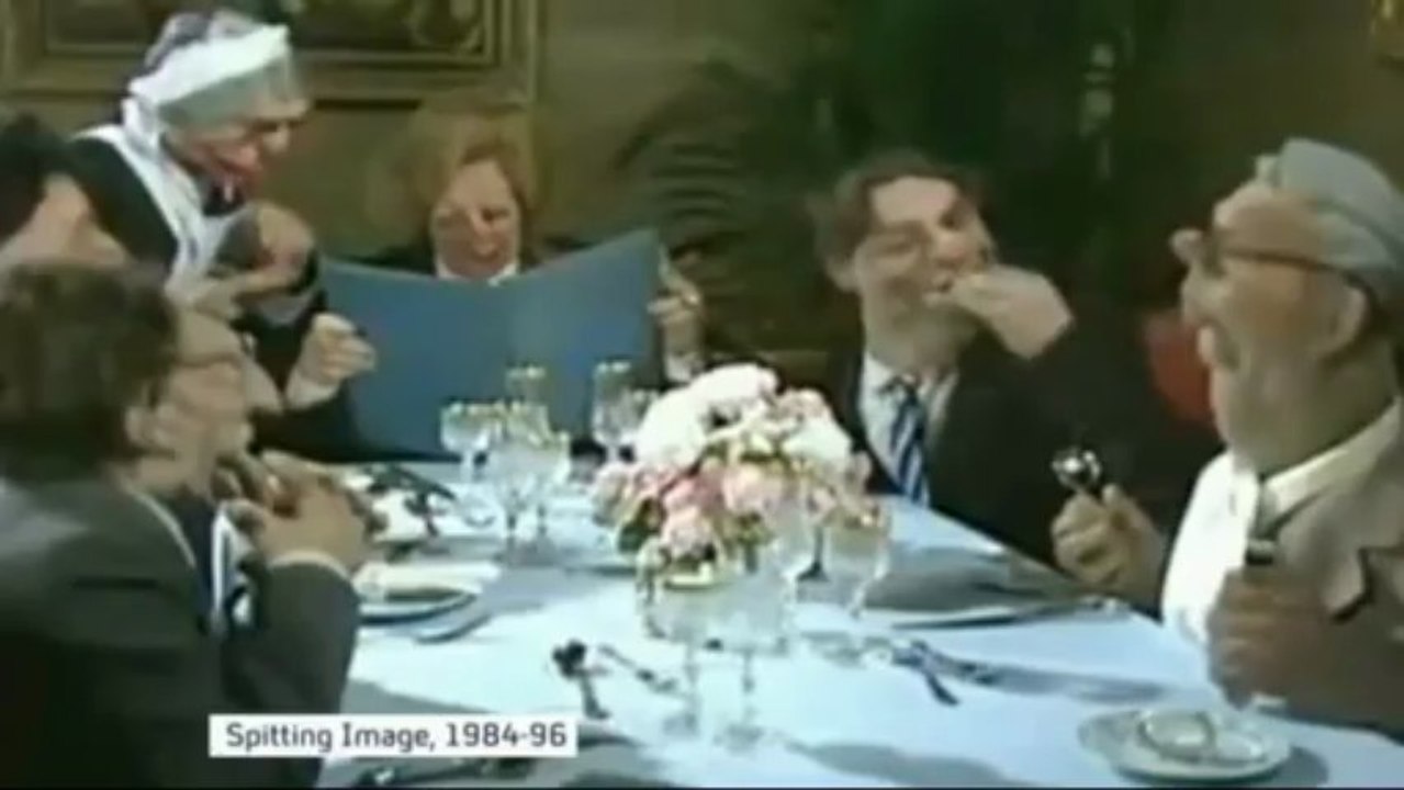 Margaret Thatcher Out For A Meal With Her Cabinet Lol