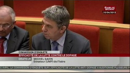 SEANCE, Auditions de Bernard Laporte et Christian Prudhomme sur le dopage