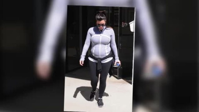 Kim Kardashian Covers Up Her Baby Bump On Another Gym Trip