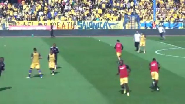 ΑΕΛ-Ομόνοια ημιτελικός προθέρμανση ΑΕΛ