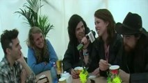 Group Love interview at Glastonbury 2011 with Virtual Festivals
