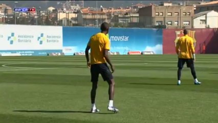 Barça trains after two day break whilst Messi continues to recover