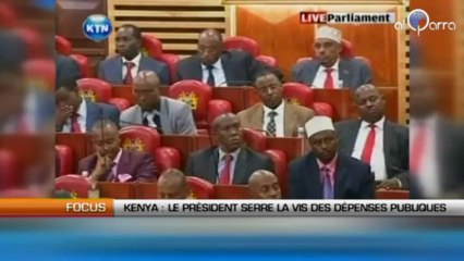 Kenya : Le président serre la vis des dépenses publiques