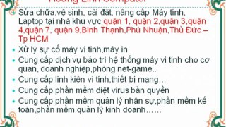 sửa máy tính tận nhà quận 3 - nhanh - rẻ 0988 27 40 79