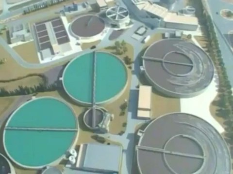 station de dépollution d'eaux usées de la ville de Nîmes