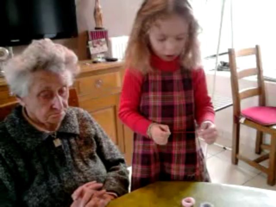 Mémère chez le coiffeur