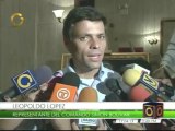 Leopoldo López: Suspendieron las órdenes de captura en mi contra y en contra de Capriles