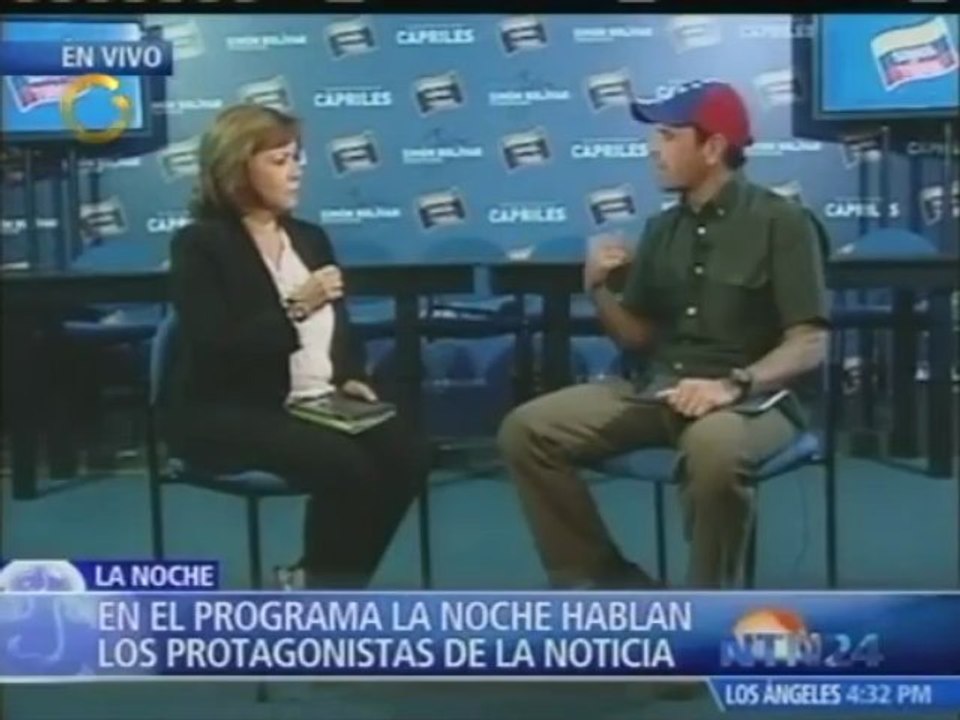 Capriles: Presidenta del TSJ "desconoce proceso electoral y eso debe preocuparnos"