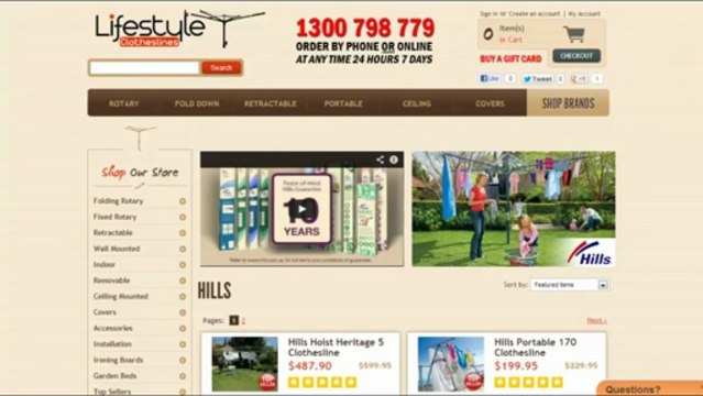 Video on Hills Clotheslines Brisbane