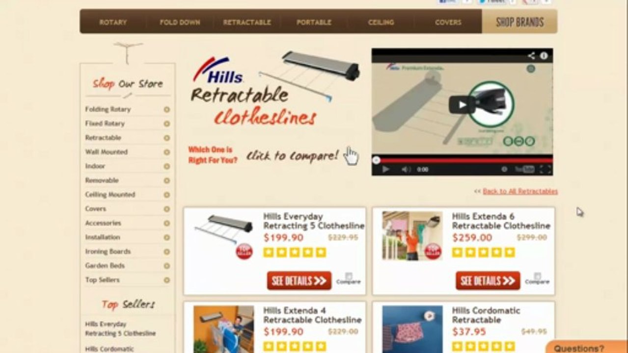 Video on Hills Extendaline