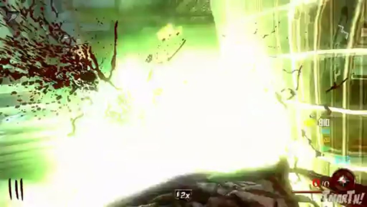 Mob of the Dead Zombies Gameplay - Black Ops 2 Uprising DLC Map Pack (BO2 Zombie Game Play)