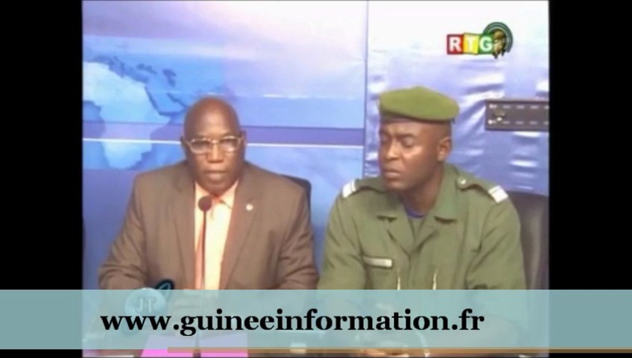 JT RTG DU 17.04.2013. Le gouvernement guinéen et l'opposition, divisés sur l'itinéraire de la manifestation du 18.04.2013 à Conakry