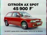 Publicité Citroën AX Spot 1994