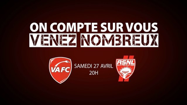 VAFC-ASNL: On compte sur vous !