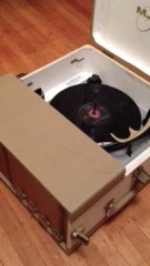 Magnavox Micromatic All Transistor Portable Stereo Record Player Works Perfectly