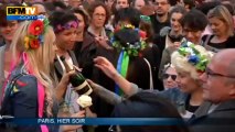 Mariage homo: à Paris, la joie des pros, la colère des antis - 24/04