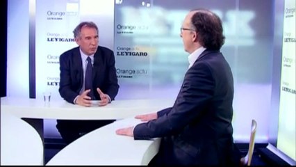 François Bayrou, invité du Talk Orange-Le Figaro - 180413