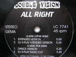 Double Vision - All Right (DJ X-Play Radio Cut)