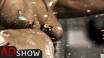 Mud wrestling: sexy bikini babes get dirty