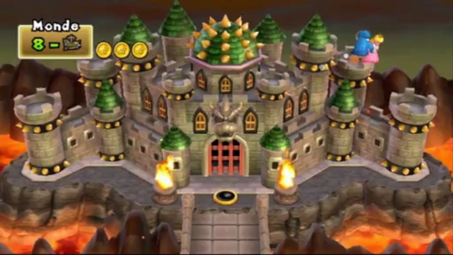New Super Mario Bros. Wii - Monde 8 : Niveau 8-Forteresse volante - Vidéo  Dailymotion