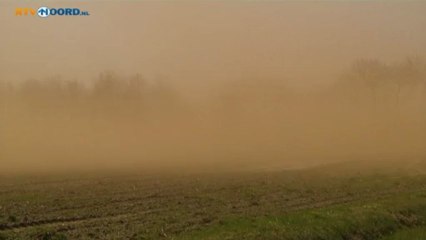 Hevige zandstormen zorgen voor slecht zicht - RTV Noord