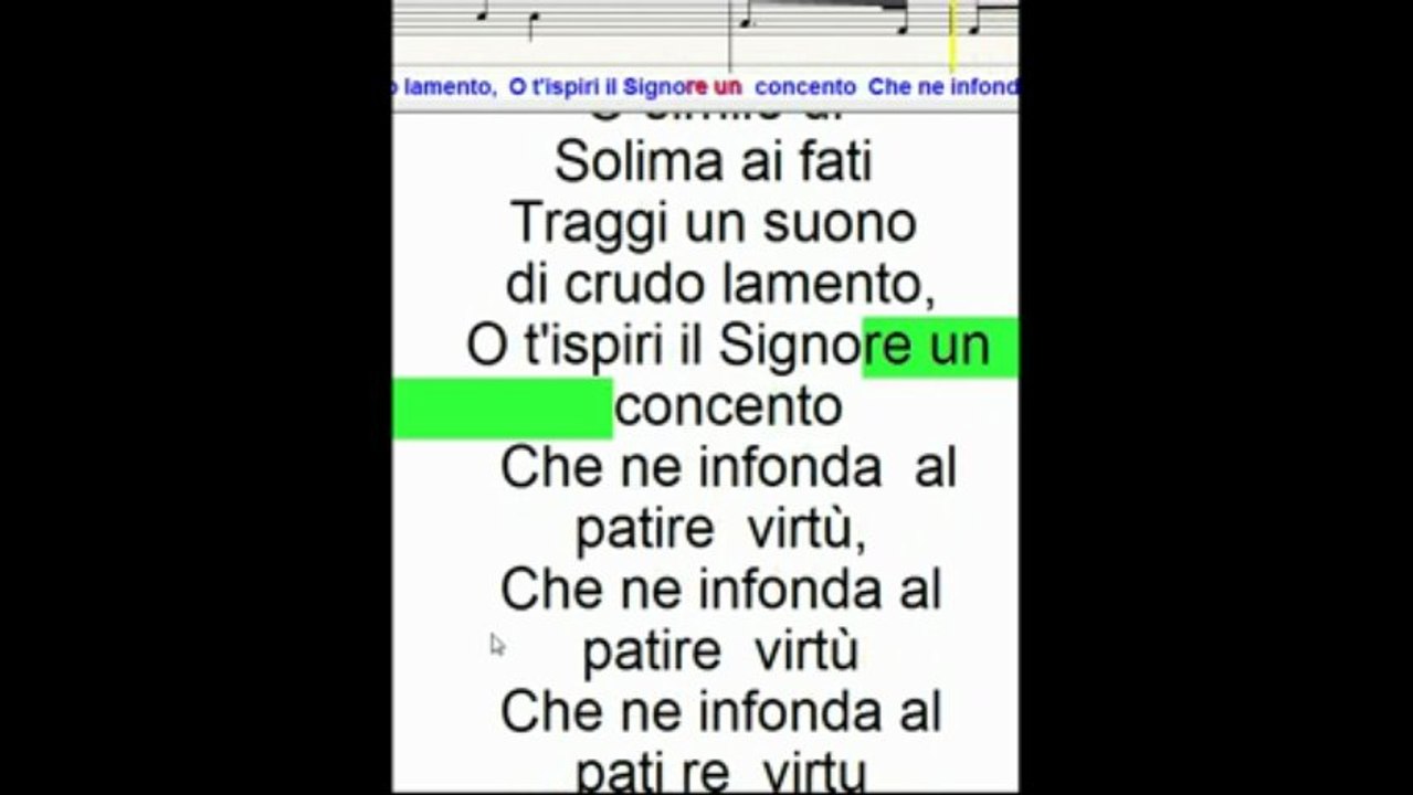 Karaoké Verdi Nabucco le Choeur des esclaves