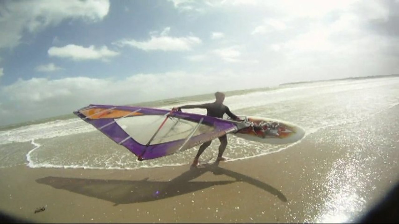 La Baule  windsurf 48 noeuds Gopro HD