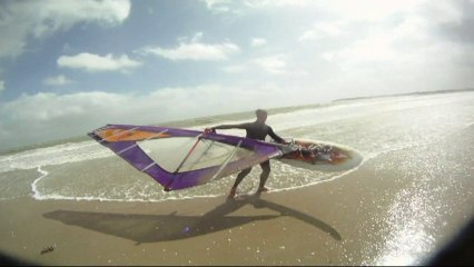 La Baule  windsurf 48 noeuds Gopro HD