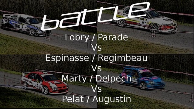 battle des 4 leaders au scratch du rallye du Frontonnais